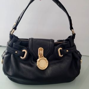 Vintage Laundry by Shelli Segal black leather purse.